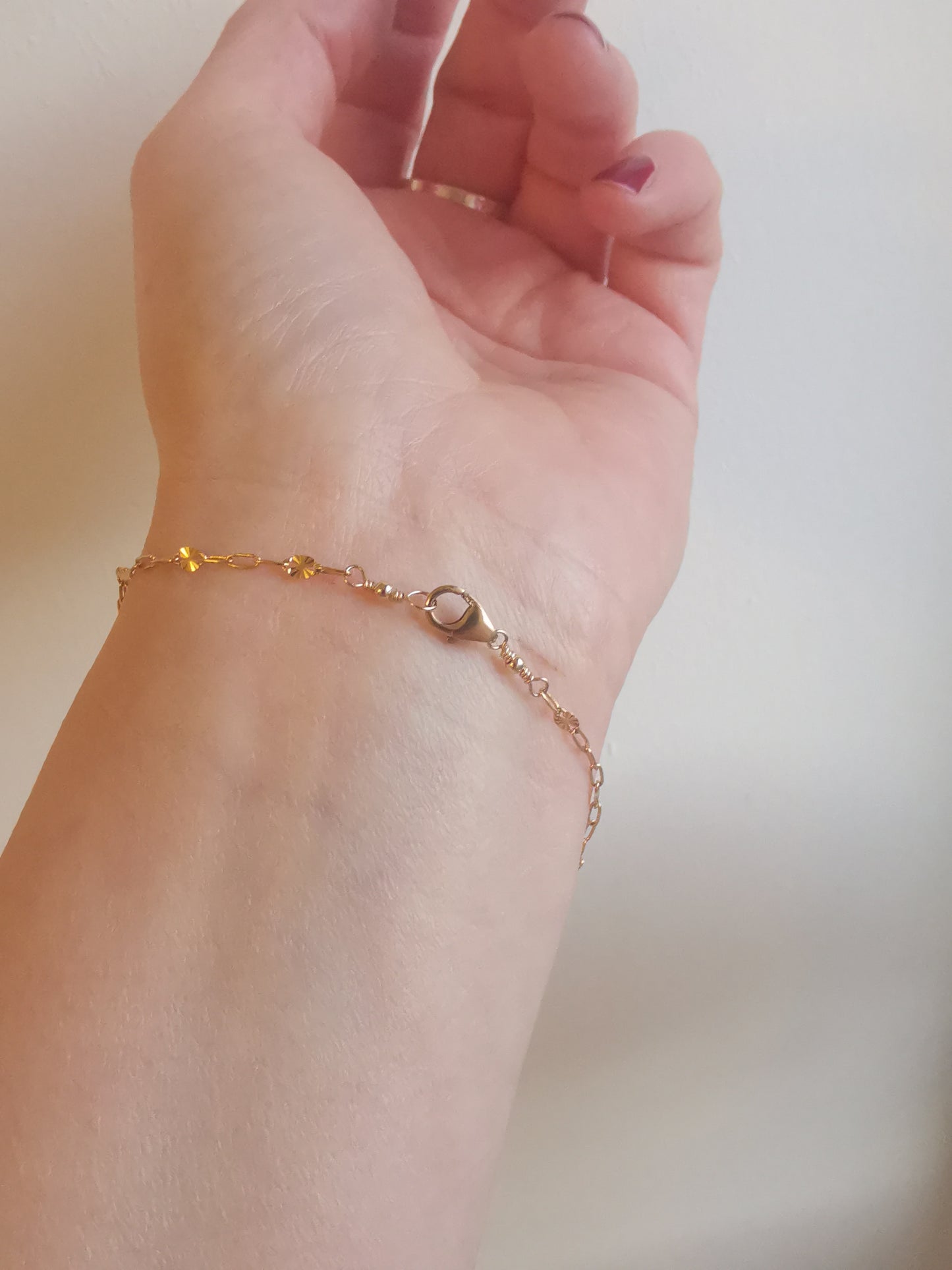 GOLD FILLED STARBURST BRACELET