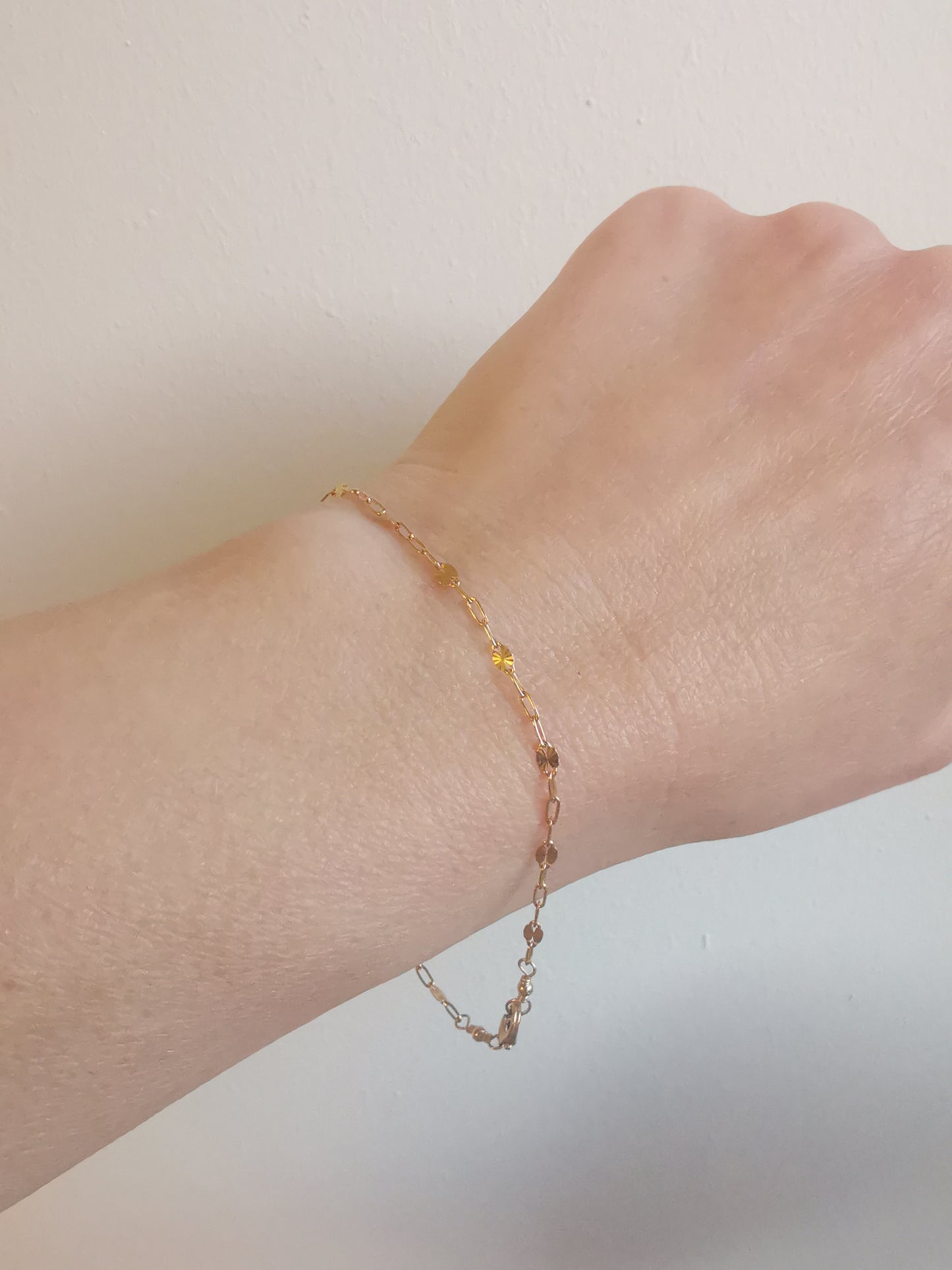 GOLD FILLED STARBURST BRACELET