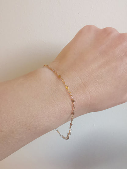 GOLD FILLED STARBURST BRACELET