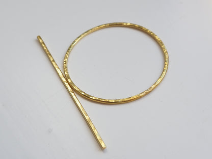 BRASS HAIR PIN CLASP